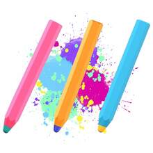 Universal Pencil Stylus For Kids Anti-Slip Silicone Smooth Tablet Touch Screen Capacitive Pen Drawing - View 9