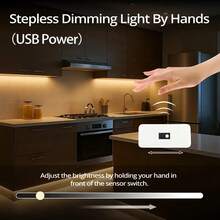 Smart Motion Sensor LED Light Strip, USB 5V 2835, Warm White/White, Adjustable, USB Powered, No Battery Required, Suitable For Valentine's Day Minimalist Bedroom, Home, Kitchen, Wardrobe Decoration, Halloween - Multicolor - View 5