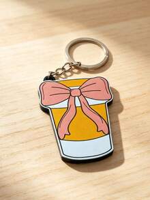 1pc Cute Bow/Gift Can Opener Keychain, Portable Soda And Beer Can Opener, Easy Pull Tab Opener, Suitable For Outdoor Camping, Bag Charm, Home Essentials, Gift For Friends And Family, Home Decor, Kitchen Utensils, Autumn Decoration, Party Favors, Christmas Decoration - Multicolor - View 5