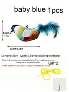 Cat Toys, Realistic Bird Sound Simulation, Adjustable, Indoor Cat Play And Chase Interactive Toy, Up And Down Shaking Sound, Birthday Gift, Holiday Gift - View 14
