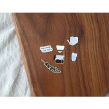 1pc Coffee Cake Dessert Sticker For Children's Scrapbook Photo Album Decoration - Multicolor - View 5
