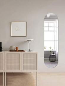 4pcs Shatterproof Full-Length Acrylic Mirror - Made Of Shatterproof Acrylic Material, Frameless Self-Adhesive Design. Acrylic Mirror Panel Set. Perfect For Bedroom, Home Gym And Dressing Room. Easy Installation, Space-Saving Design. Can Be Used As "Peel And Stick" Wall Decor, Alternative To Wallpaper. Convenient To Use, Durable. - Acrylic Mirror Sticker - View 5