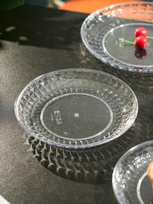 PET材質耐用托盤，適用於零食、糖果、水果、乾果與堅果，居家客廳裝飾、婚禮、派對及各種節日慶典首選 - 無色 - 查看 6