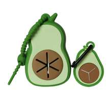 Avocado Dog Waste Bag Dispenser, Cute Poop Bag Holder, Portable Pet Poop Pick-Up Tool, Bag Dispenser For Dog Walking Essentials - View 1