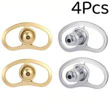 2/4/6/8/10/12pcs Earring Backs With Ear Supports, Low-Allergenic Sagging Ear Support Device, Adjustable Secure Earring Accessories, Suitable For Heavy Earrings - A - View 18