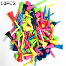 50pcs Golf Rubber Tee Holders, Plastic Golf Tees, 83mm/3.26 Inch Durable Rubber Top, Multi-Color Golf Accessories, Suitable For Golf Accessories And Fixing Golf Balls - Multicolor - View 7