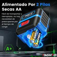Nivel Láser Autonivelante De 2 Líneas FAGHTO ®   1mm Precisión Ip54 Con Soporte Magnético L Giratorio De 360 ° - Azul - Ver 8
