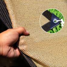 Plant Sunshade Nets, Outdoor Sunshade Nets, Sunshade Nets, High-Density Perforated Plastic With Copper Fasteners, UV-Resistant, Suitable For Greenhouses, Lawns And Pavilions. - Yellow - View 11