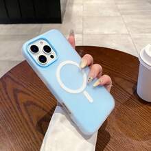 Luxury 2-In-1 Matte Candy Color Case Compatible With IPhone 18 Pro Max 17 16 Plus 15 14 13 12 11 Shockproof Bumper Cover - Dark Blue - View 5