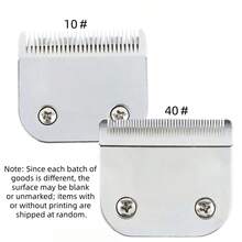 1pc Professional Pet Clipper Blade, Detachable Replacement Blade, Sizes Include 10#(1.6mm) 40#(0.25mm), Steel Ceramic Material, Suitable For Andis, Oster, Laube And Other Brand Electric Pet Clippers, Universal Pet Clipper Blade Accessory - Multicolor - View 10