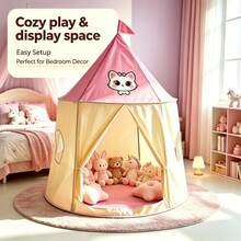 1 Pc Aesthetic Pop Up Canopy Tent, Foldable Privacy Shelter For Bedroom Reading Corner, Living Room Decor Good Choice For Christmas Gift Holiday Present. - 43.3"x53.1" Decor Tent - View 7