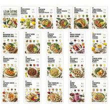 21pcs Simple & Balanced Healthy Recipe Cards - 2.5*3.5inch High-Protein Smoothie, Salad & Grain Bowl Recipe Cards Pack For Meal Prep - Easy Cooking Guide Cards For Fitness Enthusiasts & Beginners - A - View 6