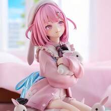 1pc/Cute Girl Pink Home Wear Anime Figure, Perfect Gift For Anime Fans - Suitable For Anime Photography Background - Cute Pose, Exquisite Outfit And Vivid Expression - Handmade Anime Style Doll - Multicolor - View 3