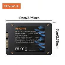 SSD HEYGATE 128GB/256GB SATA III H1000, Cocok untuk Desktop, Laptop, dan Lainnya, Mudah Dipasang, Kompatibilitas dan Ketahanan Tinggi | Latensi Rendah, Kinerja Tinggi - View 4