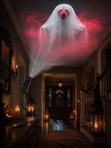 Halloween Horror Projection Light USB Powered,7 Scary Slides Ghost Bat Pumpkin Skeleton Spider Projector,Adjustable Gooseneck Lamp For Party Wall Ceiling Decor - USB Projector Light - View 10