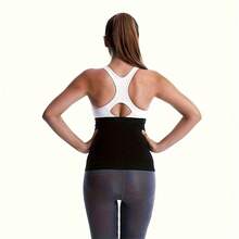 1pc/Set Plus Size Sweat Waist Trimmer, Waist Cincher Yoga Sauna Sweat Belt, Waist Support Body Shaping Belt, Suitable For Various Sports, Fitness And Exercise - Multicolor - View 4