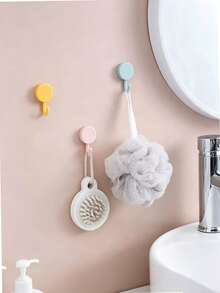 Fashionable Wall Hooks, Easy To Stick, No Drilling Required. They Are Securely Installed, Suitable For Use In Kitchen And Bathroom, With Multiple Uses, Can Be Used As Practical Clothes Hangers, Multi-Functional Hooks. - View 6