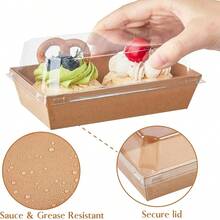 20 Caja Para Postres Cajas Para Galletas, Dulces, Sándwiche - Ver 6