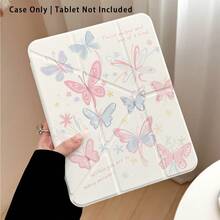 Butterfly Pattern Painted Effect Tablet Protective Case With Stand, Suitable For Honor 8/9/10/X8/X8A/X9/X8Pro/X9Pro And Other Models/ MatePad Se 11 Inch/MatePad 11 Inch/11.5 Inch, MatePad Pro Apple 10th/11th Gen 2025 (A16), Galaxy Tab A7/A9 And Other Popular Models - Style 10 - View 4