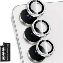 فيلم حماية عدسة بنمط CD Eye، متوافق مع Galaxy S26/S26 Plus/S26 Ultra/S25 FE/25 Edge/A07/A17/A26/A36/A56/A57/A37، فيلم حماية عدسة الكاميرا، ملصق حماية العدسة، وسادة حماية العدسة، حماية كاملة عالية الدقة، زجاج مقسى مقاوم للخدش ومقاوم للتآكل، لاصق خالي من الفقاعات، صور واضحة، ديكور عصري، سهل التركيب، متين، أنيق وجميل، مقاوم للماء، مقاوم للسقوط، مقاوم للخدش - فضي - مشاهدة 19