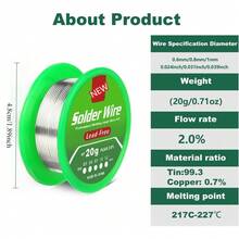 High Temperature (217°C) Injectable Solder Paste (Sn99% Ag0.3% Cu0.7%), With 2 Dispensing Tools And Plunger, Suitable For BGA/SMT Soldering. - Solder Paste - View 10