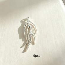 1/5pcs Gold-Plated Copper Tree Branch Pendant Base, DIY Wrap & Embed Natural Stones, Crystals, Pearls - Multicolor - View 29