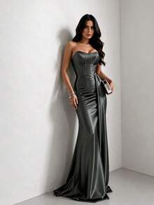 Bridesmaid Dresses - Moss Green - View 2