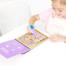 Melissa & Doug & Doug Water Wow! Makeup & Manicures,Space Water-,Occupations -Water Reveal Travel Book | Activity Pad | 3+ | Gift For Boy Or Girl - Multicolor - View 2