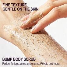60g 10% AHA Body Scrub With Sea Salt, Coconut Shell Powder, Aloe Vera - Deep Exfoliation, Soft & Silky Skin, Brightens Dullness, Smooths Rough Texture - For Legs, Arms, Underarms & More, Suitable For Sensitive Skin - Lavender - View 2