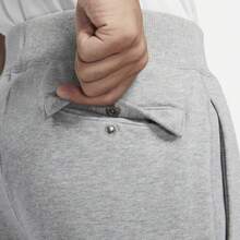 Nike Elastic Waist Cuff Fitness Sports Pants Men's Style-528717-063 - Light Grey - View 4