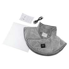 Heated Scarf,3-Speed Temperature Adjustable Electric Heating Shoulder And Neck Care Pad, Cervical Massage Shawl, USB Plug-In Hot Compress, Vibration Relaxation And Warmth Protection, Gift For Family - View 10