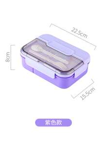 44oz 成人便當盒，密封餐點準備容器，附 3 或 4 格分隔與醬料杯，可洗碗機清洗與微波加熱 - 彩色 - 查看 13