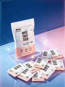10pcs Portable Single-Sheet Wet Wipes Individually Packaged, Compact And Convenient To Carry, Travel Wet Wipes, For Daily Cleaning (Non-Makeup Wipes) - Multicolor - View 1