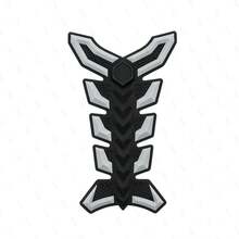 3D Rubber Gasoline Fuel Tank Pad Protector Universal Motorcycle Fuel Tank Sticker Fishbone - Fuel Tank Sticker - View 15
