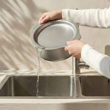 1pc Thickened 304 Stainless Steel 3 Pieces IH Cookware Set (Pot & Frying Pan) - Lid Can Be Used As Frying Pan, Baking Tray Or Serving Plate. High Aesthetic Design, Suitable For Induction Cooktop, Gas Stove And Oven. - View 5