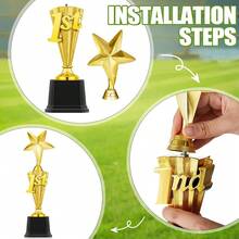 1st Place Trophy First Place Award For Sports Tournament Funny Gold Winner Trophy Cup For Football Soccer Competitions Reward Ceremony - Delicate - View 4