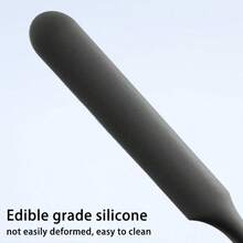 2pcs Silicone Wax Spatulas, Non-Stick Hair Removal Scraping Tools, Reusable Hard Wax Scrapers For Home And Salon Body Care (2pcs Black) - Multicolor - View 7