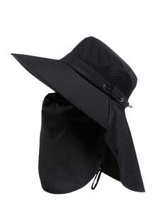1pc Unisex Sun Protection Face Mask Hood Hat Neck Gaiter All-In-One UV Protection Cycling Cap Mask, Suitable For Daily Outings, Spring Trips And Travel - A - View 18