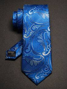 Cà vạt nam phong cách vintage họa tiết Paisley dệt jacquard, cà vạt dệt cao cấp cho đám cưới và trang phục công sở lịch sự - Nhiều màu - Xem 19