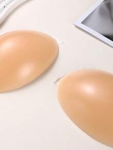 2-In-1 Transparent Strap Push-Up Silicone Adhesive Bra, Suitable For Backless Tops, Spaghetti Strap Dresses And Wedding Dresses, Summer Push-Up Support, Lightweight And Breathable (30pcs Breast Pads Included) - Multicolor - View 10
