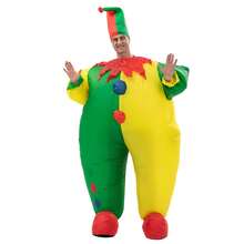 New Clown Inflatable Costume, Funny Suit, Mascot Purim, Halloween And Christmas Party Cosplay Costume For Adults, With Multiple - Multicolor - View 7