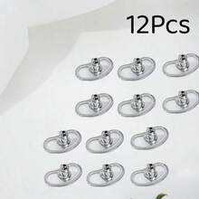 2/4/6/8/10/12pcs Earring Backs With Ear Supports, Low-Allergenic Sagging Ear Support Device, Adjustable Secure Earring Accessories, Suitable For Heavy Earrings - A - View 13