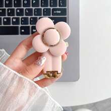 Light Luxury Gold-Rimmed Floral Push-Pull Phone Stand, Multi-Color Extendable Foldable Adhesive Phone Accessory, Fashionable Holiday Gift - Multicolor - View 10
