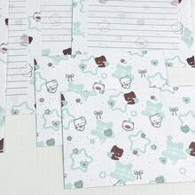 Star Kitten Pattern Stationery Set, Envelopes & Lined Writing Paper, Creative Hand‑Written Message Letter Papers For Greeting Daily Use - A - View 3
