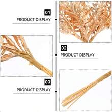 1pc Artificial Small Leaf Plant, Suitable For Autumn, Halloween, Christmas Decoration, Wedding Decoration, Home Decor, Party Accessories - Gold - View 4