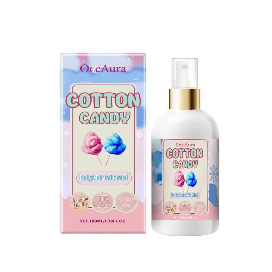 Spray Hidratante Corporal OceAura (Marshmallow) - Hidratante, Refrescante, Apto para el Cabello y Todo el Cuerpo.