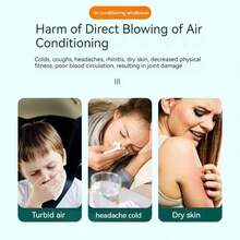 1 buah Deflektor Aliran Udara AC yang Dapat Diatur, (PET) Deflektor Ventilasi Udara Transparan yang Dapat Diatur, Masker Ventilasi Udara yang Dapat Diatur, Deflektor Anti-Aliran Udara Langsung, Posisi yang Dapat Diatur Atas, Bawah, Kiri, Kanan - Putih - View 6