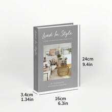 3組紙製美學裝飾書，咖啡桌裝飾書－仿真裝飾書，用於裝飾－居家桌面裝飾－床頭櫃裝飾－居家書架裝飾 - 均碼 - 查看 6