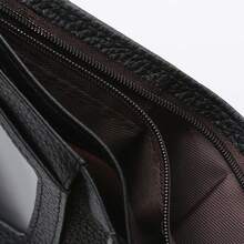 1 buah Dompet Pendek Pria, Kulit Sapi Asli Berkualitas Tinggi, Dompet Fashion Kasual Bisnis Kapasitas Besar, Pemblokir RFID, Multifungsi, Tempat Kartu Tipis, Dengan 1 Kantong Resleting Dalam, 2 Kompartemen Uang Kertas, 6 Slot Kartu, Dompet Kulit Asli Portabel untuk Penggunaan Sehari-hari, Ide Hadiah - MultiWarna - View 8