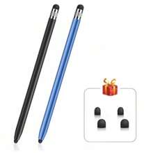 平板電腦通用觸控筆 電容式觸控筆 雙頭矽膠筆尖 適用於 iPad、Android 智慧型手機 - 查看 9